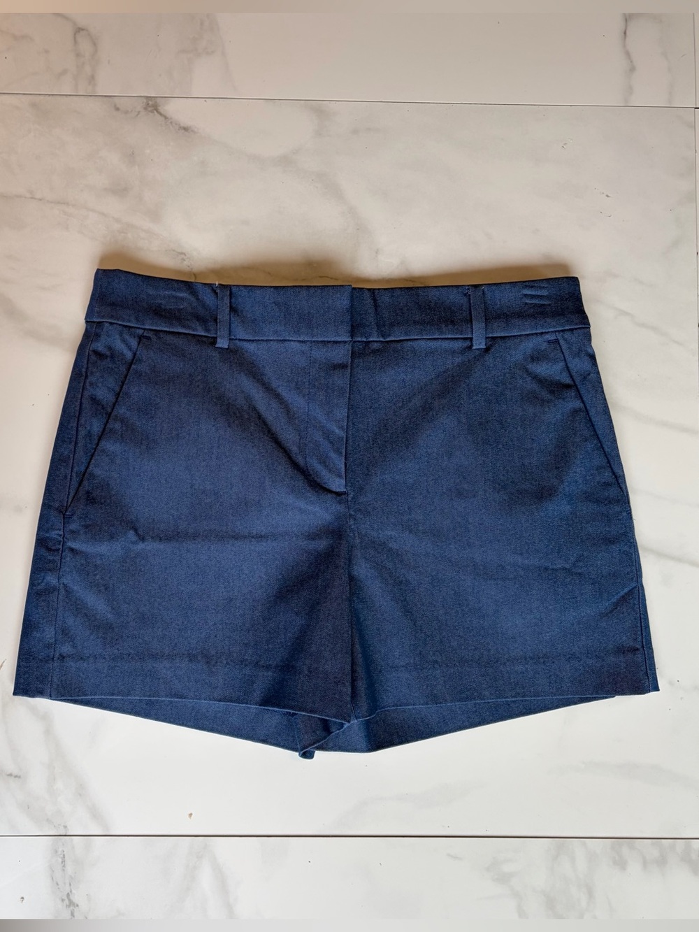 LOFT Riviera Blue Tailored Shorts Size 4 NWT